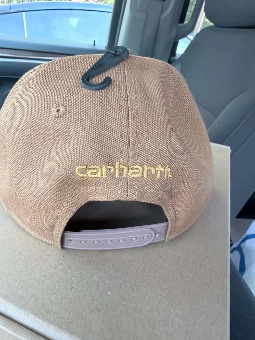 Carhartt Ashland Cap One Size Brown Firm Duck Flat Brim